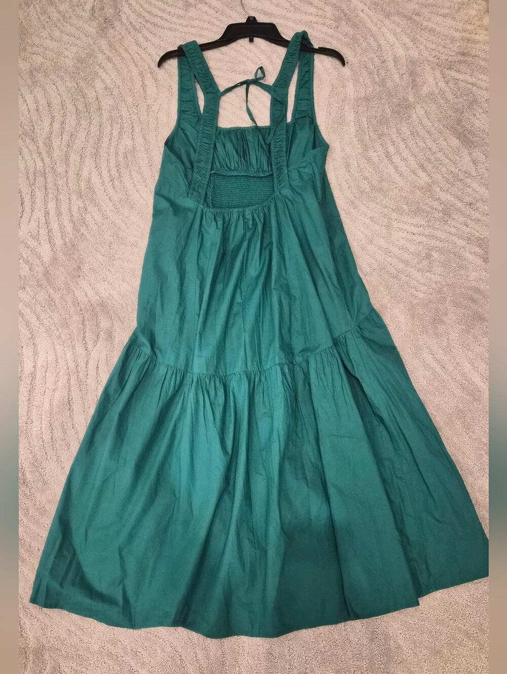 Anthropolgie-Celandine Sleeveless Smocked Open-Back Midi Dress - Size Medium - Picture 9 of 10